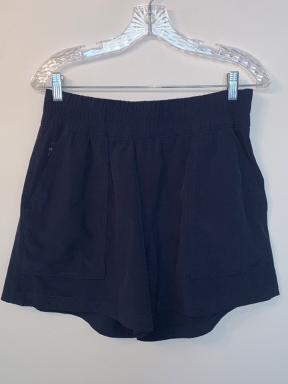 Athleta Navy Blue High Rise Athletic Running Shorts M